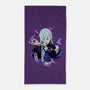 Mei Mei Sorcerer-None-Beach-Towel-Afire