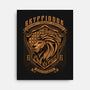 Orange Lion Emblem-None-Stretched-Canvas-Astrobot Invention