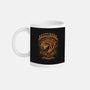 Orange Lion Emblem-None-Mug-Drinkware-Astrobot Invention