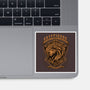 Orange Lion Emblem-None-Glossy-Sticker-Astrobot Invention