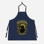 Yellow Badger Emblem-Unisex-Kitchen-Apron-Astrobot Invention