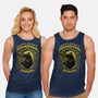 Yellow Badger Emblem-Unisex-Basic-Tank-Astrobot Invention