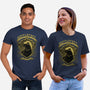 Yellow Badger Emblem-Unisex-Basic-Tee-Astrobot Invention