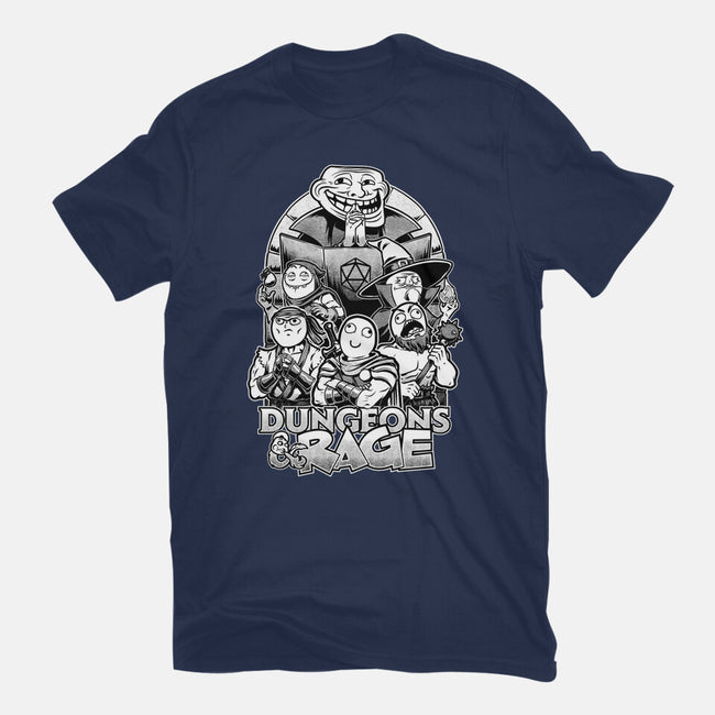 Dungeons And Rage Meme-Youth-Basic-Tee-Studio Mootant