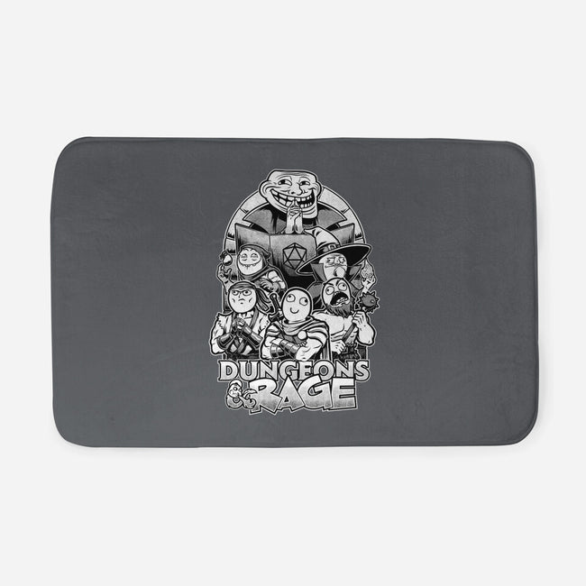 Dungeons And Rage Meme-None-Memory Foam-Bath Mat-Studio Mootant