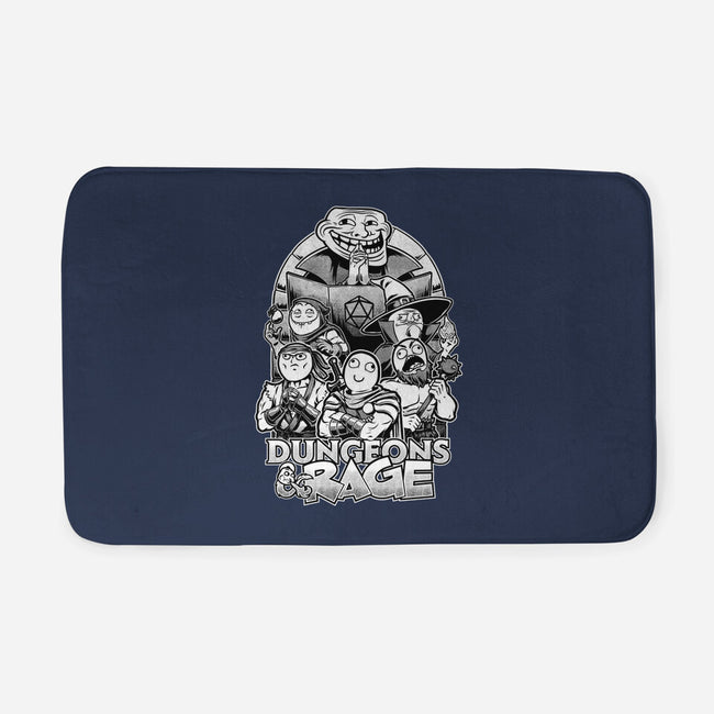 Dungeons And Rage Meme-None-Memory Foam-Bath Mat-Studio Mootant