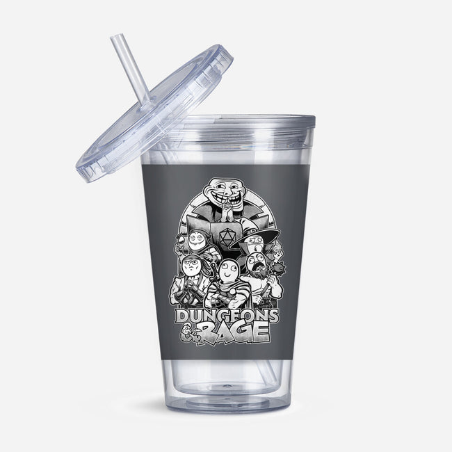 Dungeons And Rage Meme-None-Acrylic Tumbler-Drinkware-Studio Mootant