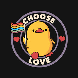 Choose Love Pride Duck