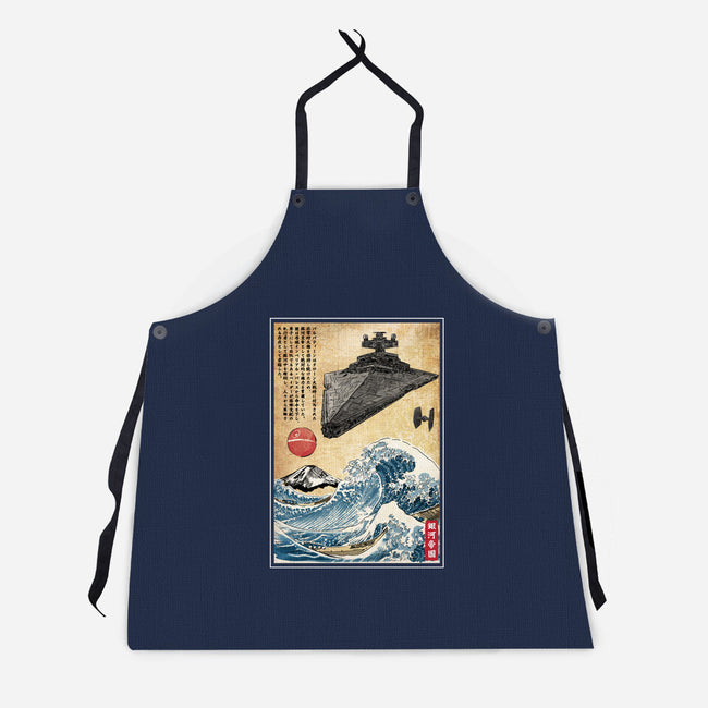 Star Destroyer In Japan-Unisex-Kitchen-Apron-DrMonekers