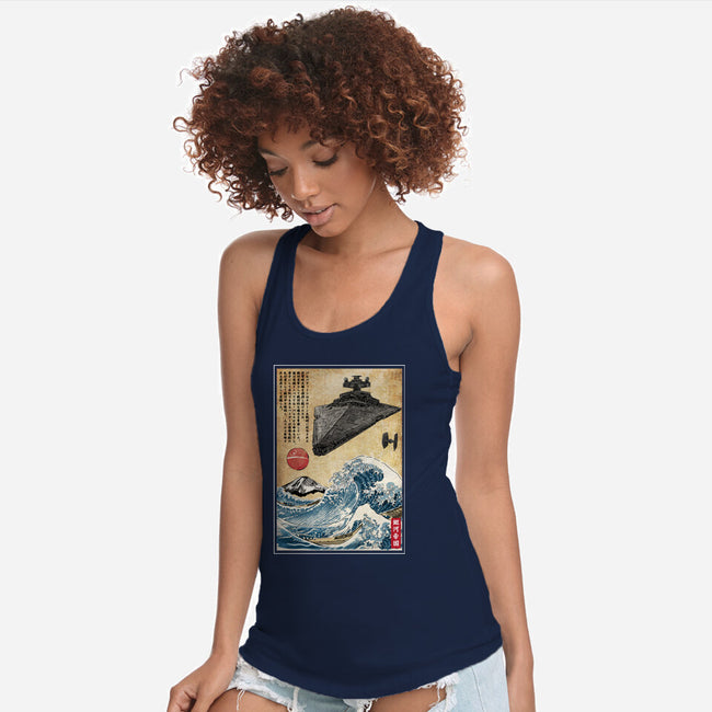 Star Destroyer In Japan-Womens-Racerback-Tank-DrMonekers