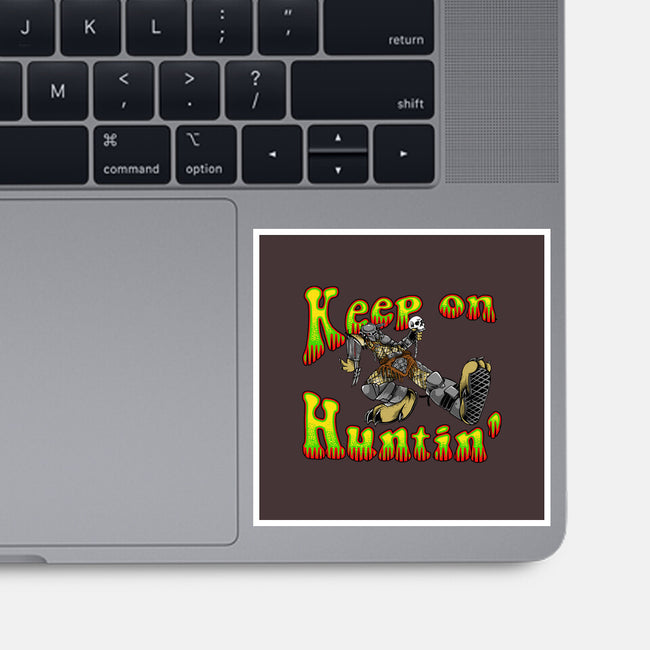 Keep On Huntin-None-Glossy-Sticker-joerawks