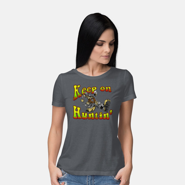 Keep On Huntin-Womens-Basic-Tee-joerawks