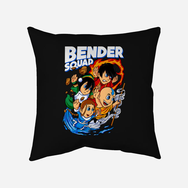 Bender Squad-None-Removable Cover w Insert-Throw Pillow-spoilerinc