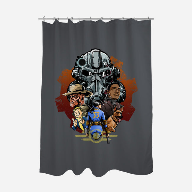 Welcome To The Future-None-Polyester-Shower Curtain-Diego Oliver