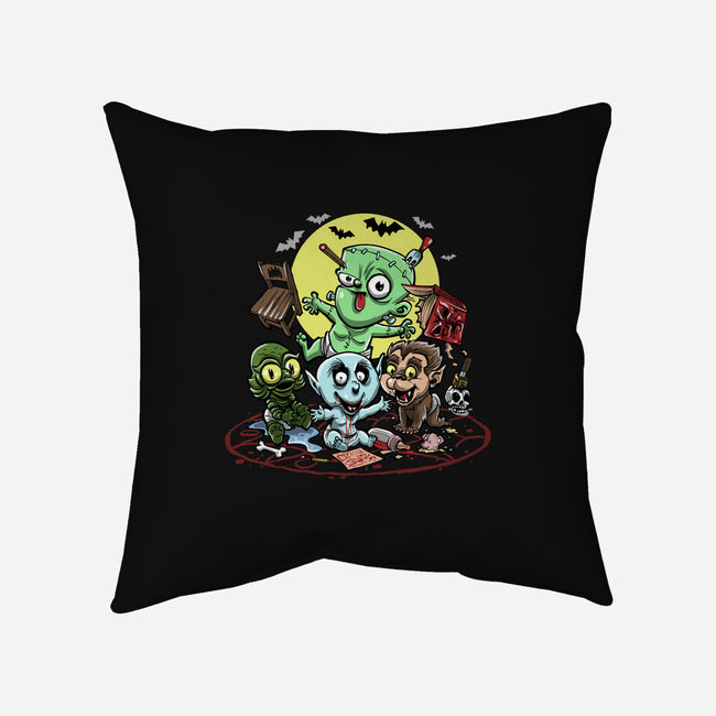 Monster Nursery-None-Removable Cover-Throw Pillow-zascanauta