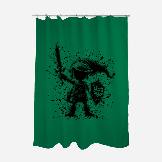 Link Splash-None-Polyester-Shower Curtain-alnavasord