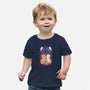 The Lovers Cat Tarot-Baby-Basic-Tee-tobefonseca