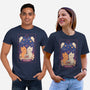 The Lovers Cat Tarot-Unisex-Basic-Tee-tobefonseca