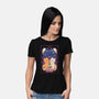 The Lovers Cat Tarot-Womens-Basic-Tee-tobefonseca