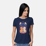 The Lovers Cat Tarot-Womens-Basic-Tee-tobefonseca