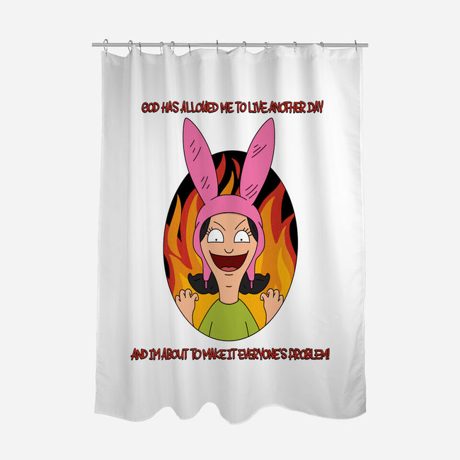 Louise Lives-None-Polyester-Shower Curtain-Alexhefe