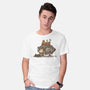 The Lazy Beagle-Mens-Basic-Tee-kg07