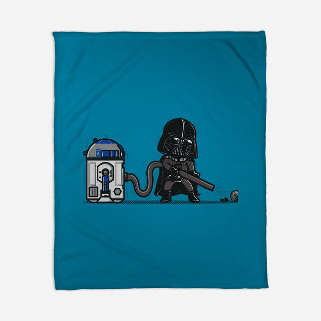 Robotic Hoover-None-Fleece-Blanket-Donnie