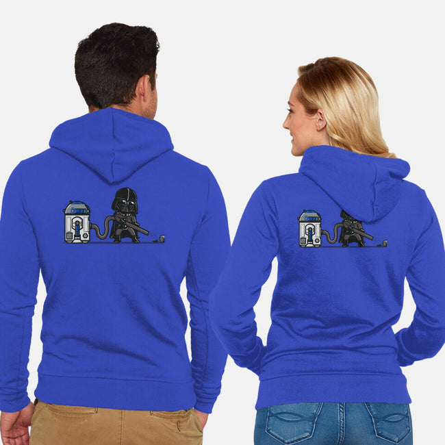 Robotic Hoover-Unisex-Zip-Up-Sweatshirt-Donnie