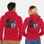 Robotic Trashcan-Unisex-Zip-Up-Sweatshirt-Donnie