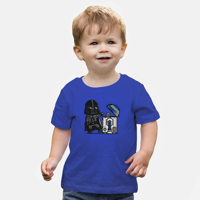 Robotic Trashcan-Baby-Basic-Tee-Donnie