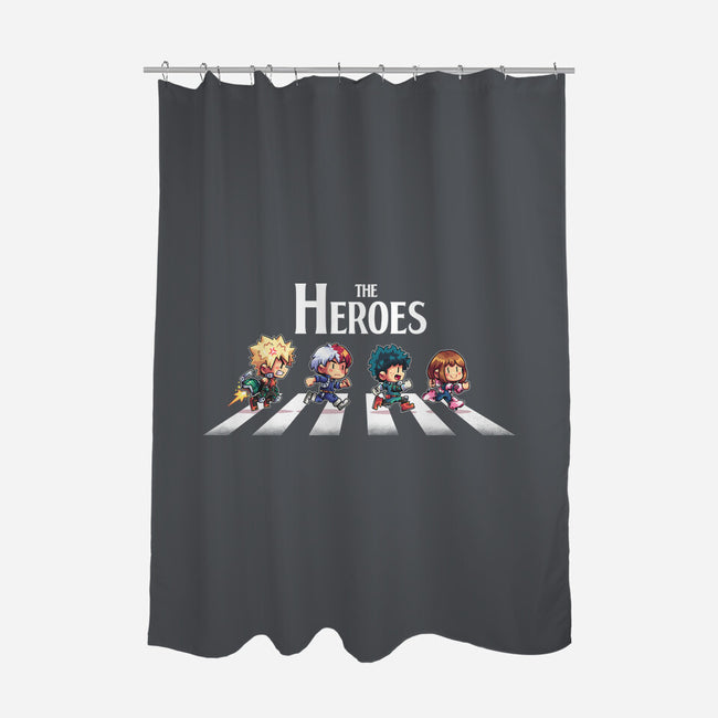 Hero Road-None-Polyester-Shower Curtain-2DFeer