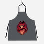 Radio Demon-Unisex-Kitchen-Apron-Astrobot Invention