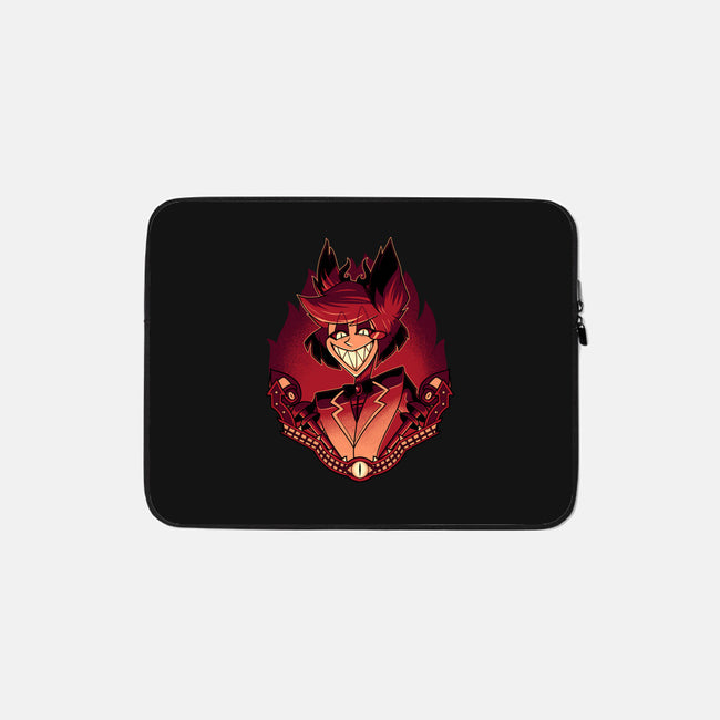 Radio Demon-None-Zippered-Laptop Sleeve-Astrobot Invention