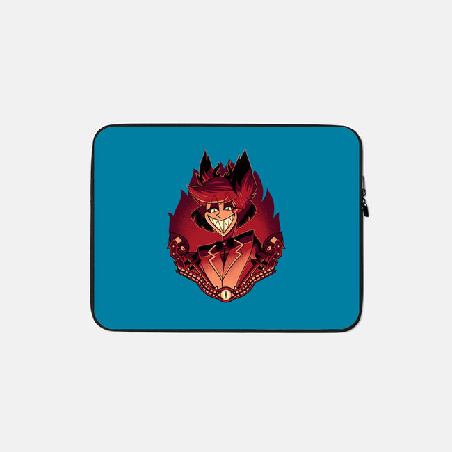 Radio Demon-None-Zippered-Laptop Sleeve-Astrobot Invention