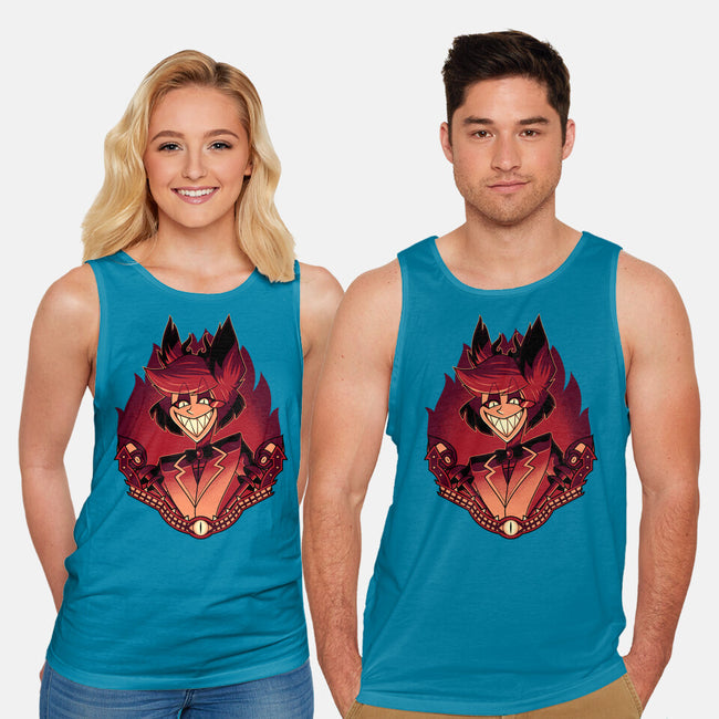 Radio Demon-Unisex-Basic-Tank-Astrobot Invention