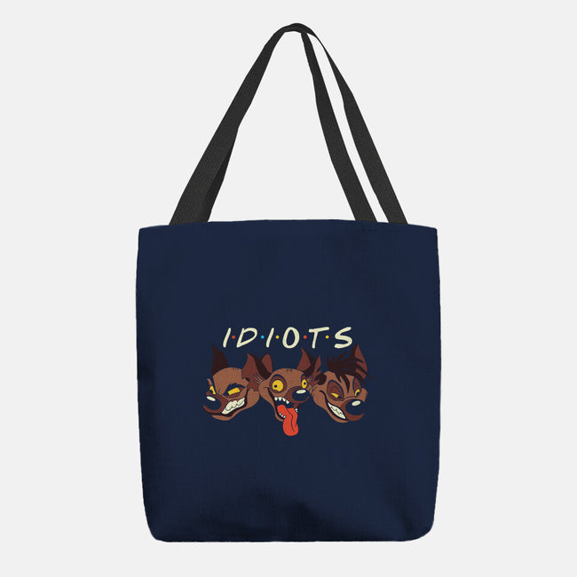 Idiots-None-Basic Tote-Bag-Xentee