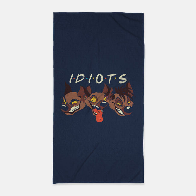 Idiots-None-Beach-Towel-Xentee