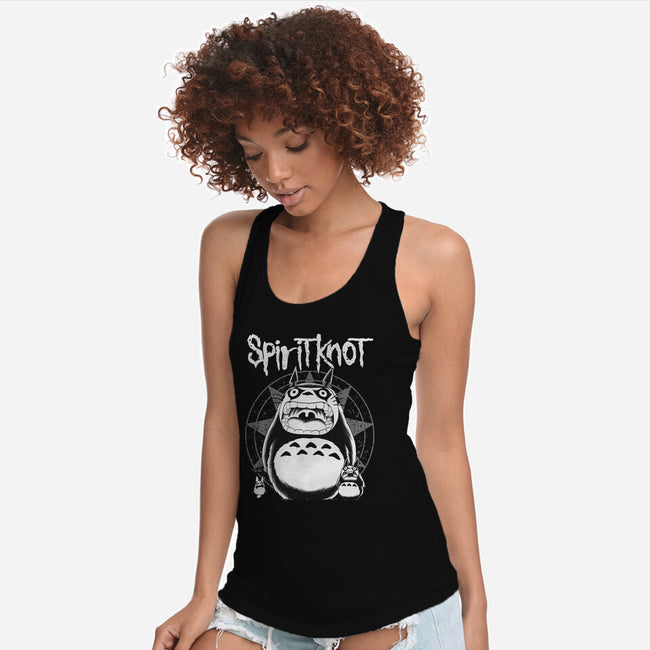 Heavy Metal Neighbors-Womens-Racerback-Tank-rmatix