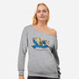 Vaultpoly-Womens-Off Shoulder-Sweatshirt-Getsousa!