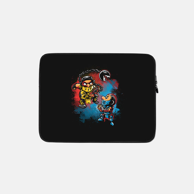 Wario Kombat-None-Zippered-Laptop Sleeve-Gleydson Barboza