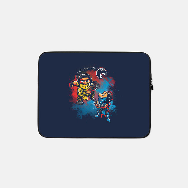 Wario Kombat-None-Zippered-Laptop Sleeve-Gleydson Barboza