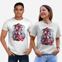 White Dragon Samurai-Unisex-Basic-Tee-Bruno Mota