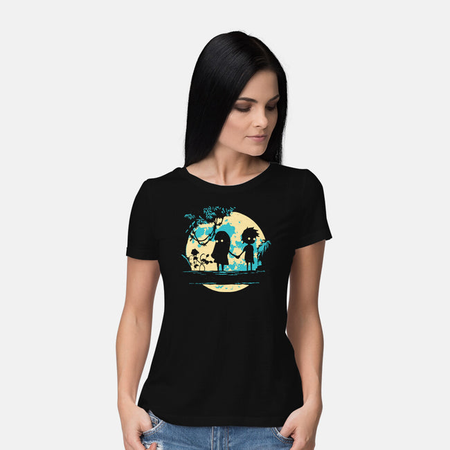 Limbo's Moon-Womens-Basic-Tee-Xentee