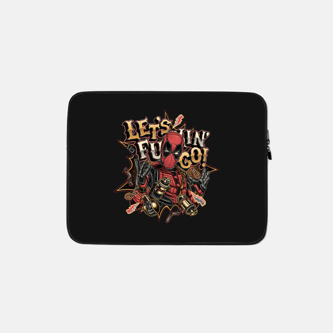 Let’s Freaking Go-None-Zippered-Laptop Sleeve-glitchygorilla