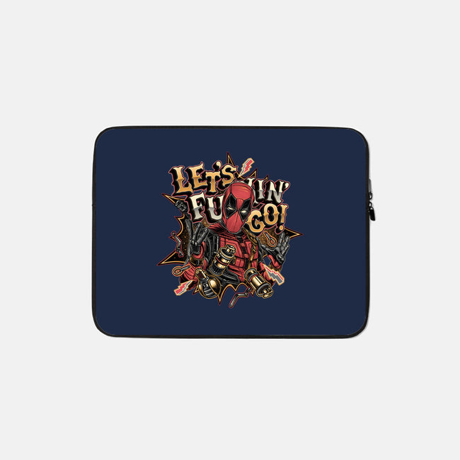 Let’s Freaking Go-None-Zippered-Laptop Sleeve-glitchygorilla