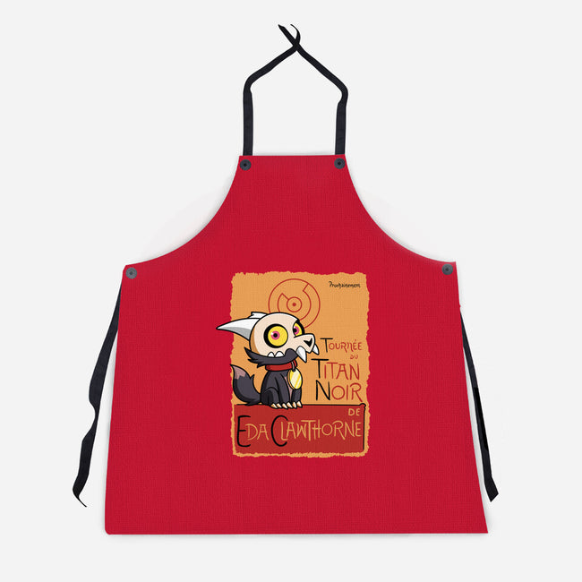 Tournee Du Titan Noir-Unisex-Kitchen-Apron-jasesa