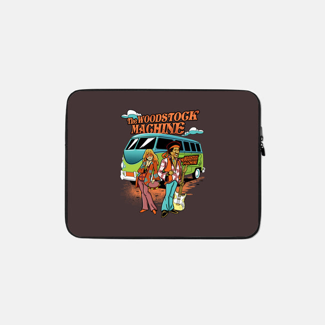 The Woodstock Machine-None-Zippered-Laptop Sleeve-Roni Nucleart