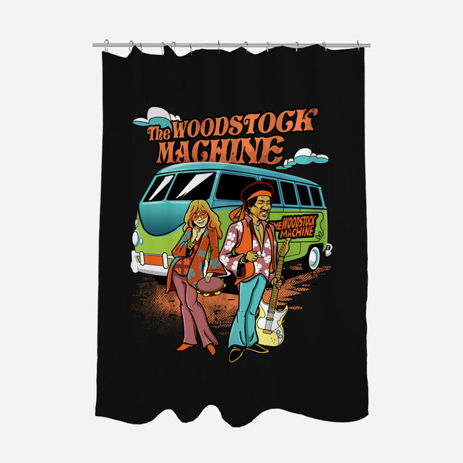 The Woodstock Machine-None-Polyester-Shower Curtain-Roni Nucleart