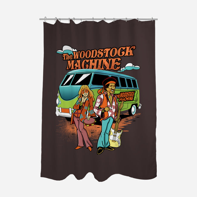 The Woodstock Machine-None-Polyester-Shower Curtain-Roni Nucleart