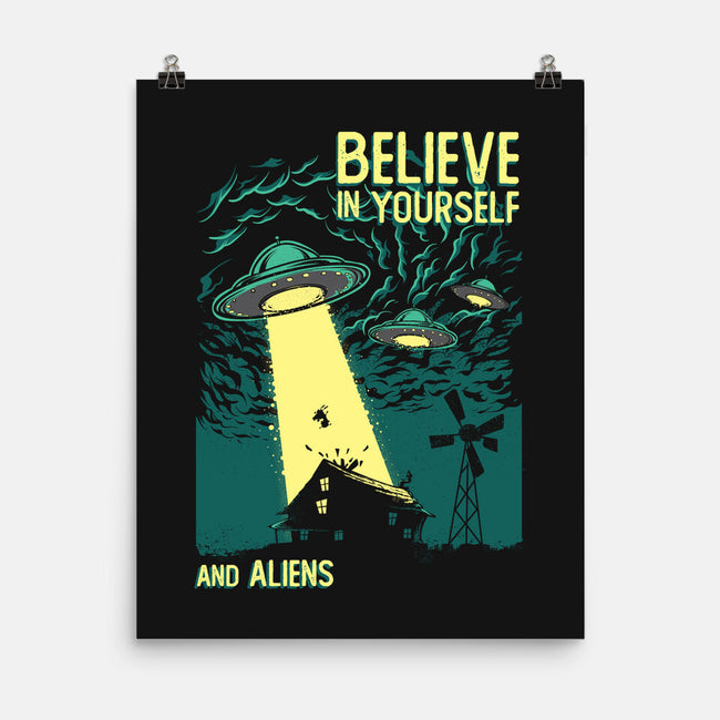 Yourself And Aliens-None-Matte-Poster-Gleydson Barboza